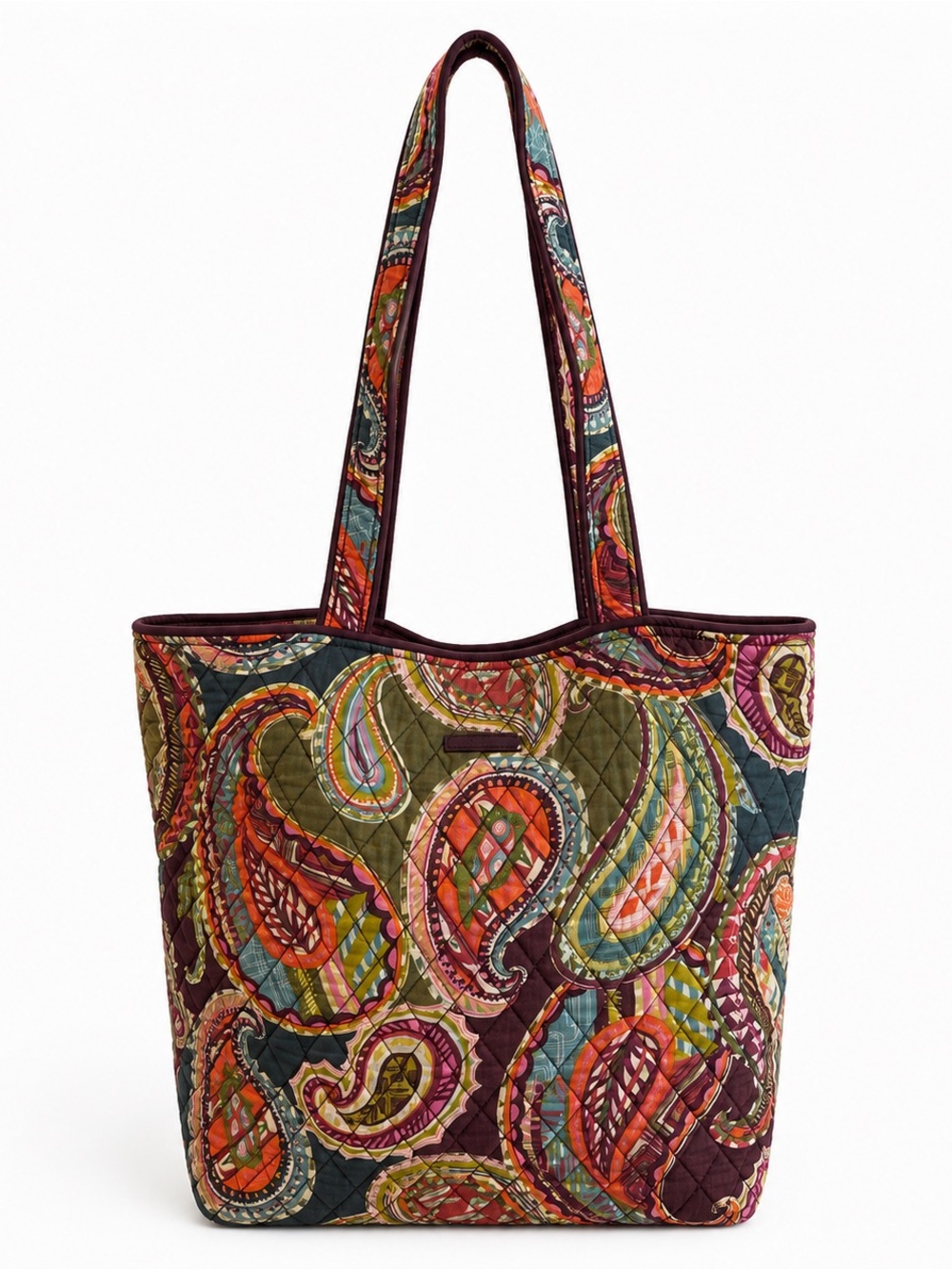 Vera Bradley Heirloom Paisley Pattern Tote Boho Coastal Grandmother Quilted Bag